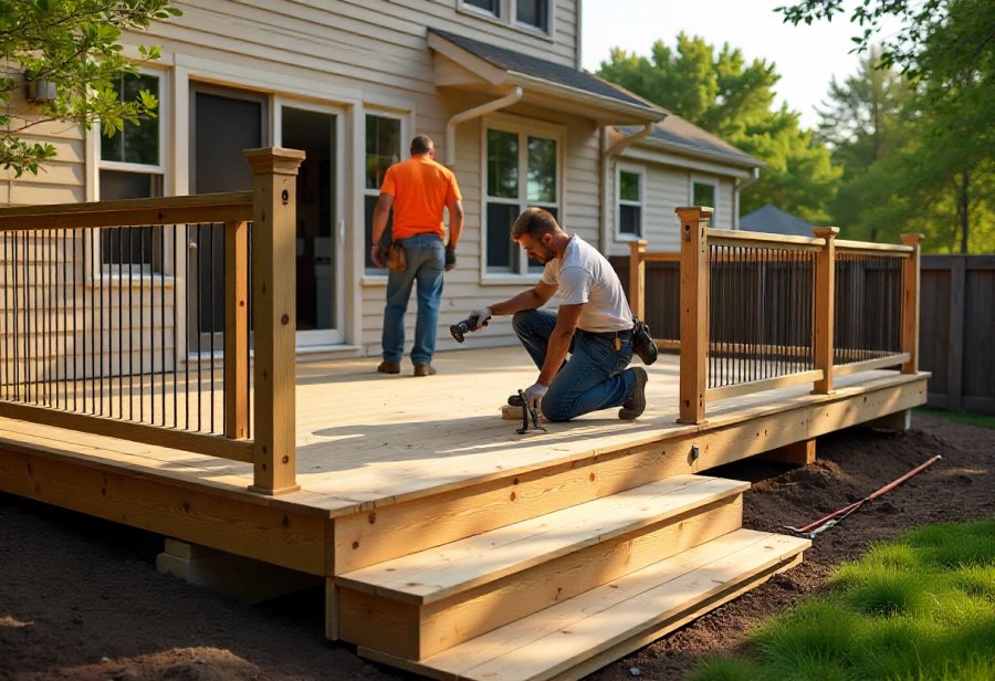 Transform Your Outdoor Space with a Stunning Custom Deck